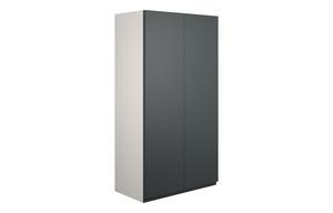 Clarence 600mm Standard 2 Door Storage Unit - Matt Graphite Grey (Grey Cab)